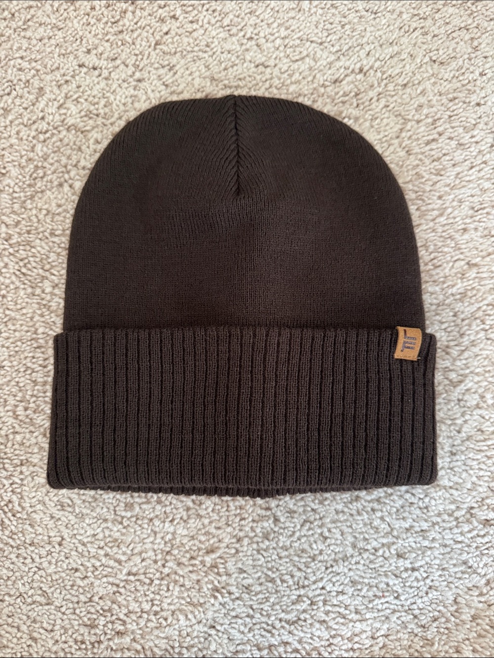 Women’s London Fog Brown Knit Beanie